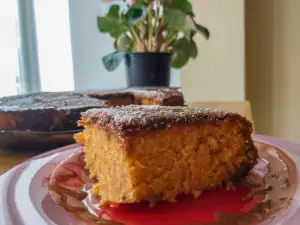 Морковно-яблочный кекс с корицей