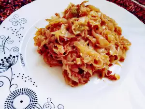 Капуска (постная капуста по-турецки, запеченная в духовке)