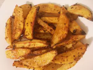 Запеченый карамелизированный картофель