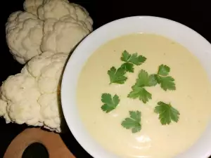 Крем-суп из цветной капусты и картофеля