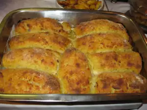Картофельные рулетики с мясным фаршем