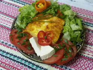 Запеченный твердый сыр с плавленым сыром