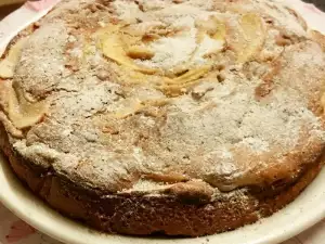 Яблочный пирог с маскарпоне
