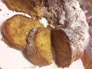 Кекс с клубничным вареньем
