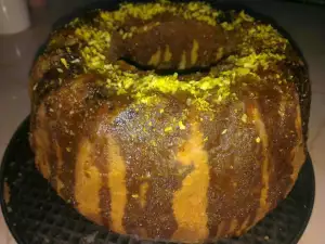 Кекс с шоколадной пастой