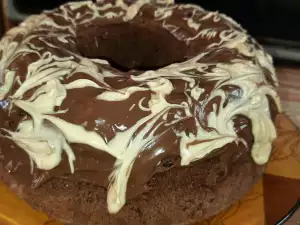 Быстрый кекс с шоколадной пастой