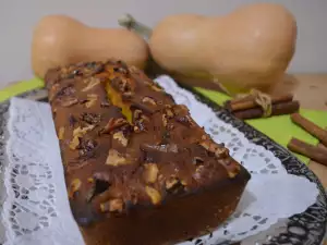 Веганский кекс с тыквой