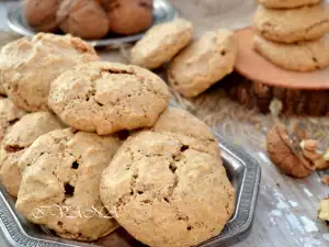 Простое печенье с грецкими орехами