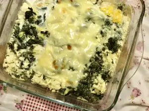Кето шпинат в духовке