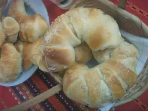 Вкусные рогалики с вареньем