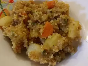 Киноа с картофелем