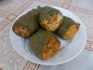 Классический фаршированный перец с рисом и мясным фаршем