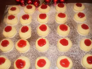 Рождественское печенье с джемом