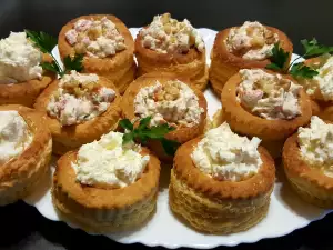 Корзинки с закуской