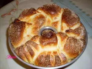 Рулет из кулича в форме для кекса