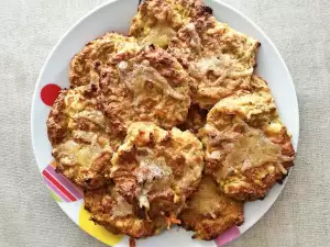 Кабачковые котлетки с полбяной мукой и овсяными хлопьями