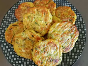 Кабачковые котлеты с кукурузной мукой в духовке
