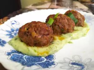 Котлеты в духовке с картофельным пюре