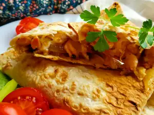 Бутерброды из лаваша, запеченные в духовке