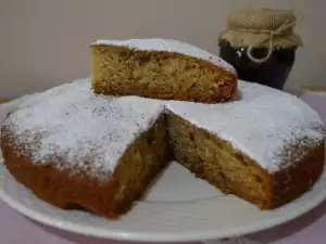 Быстрый пирог с джемом