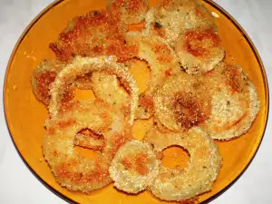 Простые луковые кольца в духовке