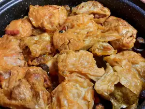 Простые голубцы с мясом индейки и беконом