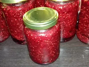 Малиновый джем с желатином