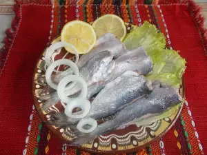 Маринованный луфарь в банках