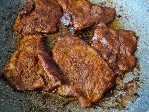 Маринованная отбивная из телятины