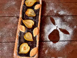 Масляный пай с шоколадным кремом