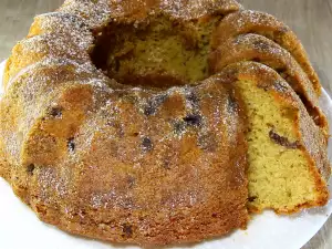 Масляный кекс с изюмом
