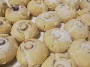 Масляные грибочки - печенье