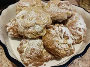 Мягкое яблочное печенье с корицей