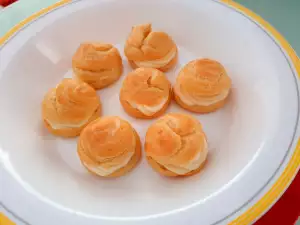 Мини-эклеры с домашним кремом