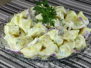 Молочный картофельный салат