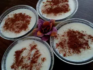 Молоко с рисом и стевией