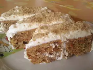 Морковный корж для торта