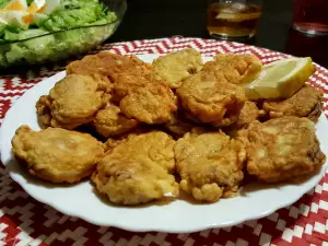 Панированный мозг ягненка