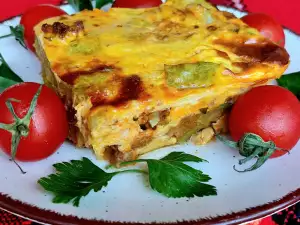 Мусака с кабачками для ценителей