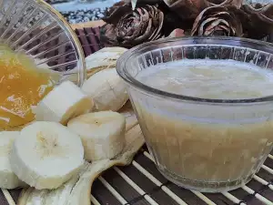 Банан с медом от кашля