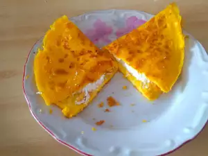 Омлет с брынзой