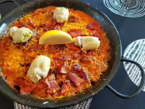 Паэлья с утиным мясом