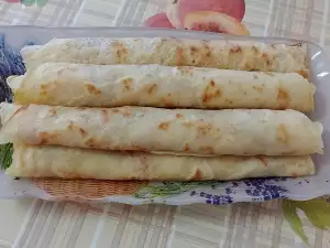 Блины с яйцами