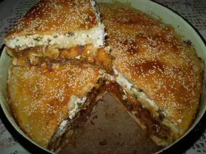 Особый хлеб с начинкой по-деревенски