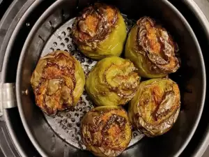 Фаршированные перцы с рисом в аэрофритюрнице