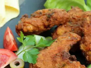 Крылышки в панировке типа KFC