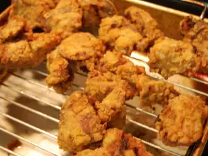 Куриная печень в пивном кляре
