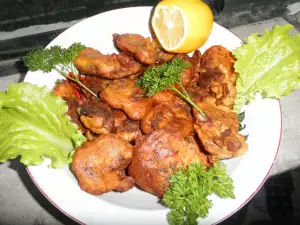 Куриная печень в панировке
