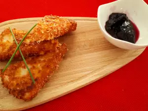 Сыр в панировке из кукурузной муки