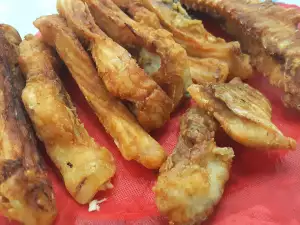 Панированный жареный карп